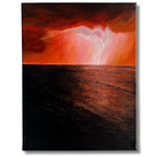 Crimson Storm - Original Painting