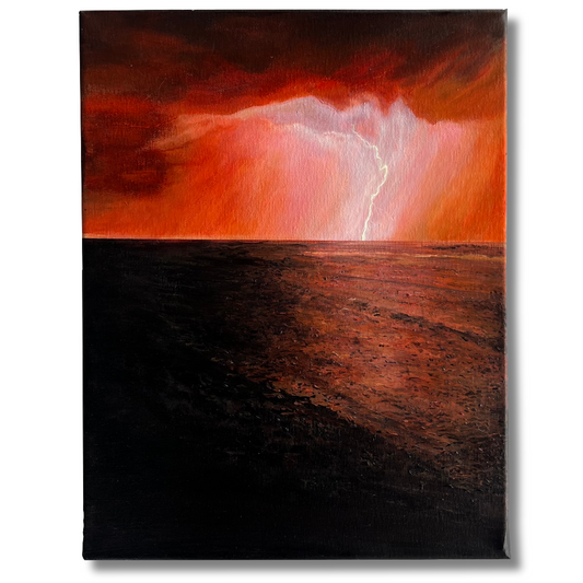 Crimson Storm - Original Painting