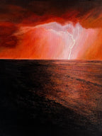 Crimson Storm - Original Painting